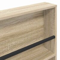 Tijdschrift wandrek Varia 2 st Sonoma Eiken 100 x 12 x 70 cm 