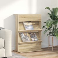 Tijdschrift Rek Magazine Sonoma Eiken 70 x 41 x 96 cm Bewerkt hout - sfeerbeeld