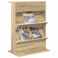 Tijdschrift Rek Magazine Sonoma Eiken 70 x 41 x 96 cm Bewerkt hout