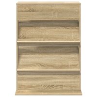 Tijdschrift Rek Magazine Sonoma Eiken 70 x 41 x 96 cm Bewerkt hout - vooraanzicht