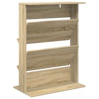 Tijdschrift Rek Magazine Sonoma Eiken 70 x 41 x 96 cm Bewerkt hout - achter aanzicht