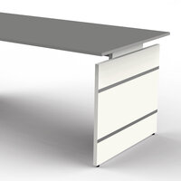 Bureau Office desk 160cm grijs hoogte verstelbaar detail