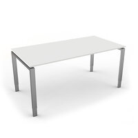 Kerkmann - Eettafel Beta 160cm wit hoogte verstelbaar zijaanzicht