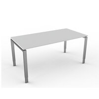 Kerkmann - Eettafel Beta 160cm licht grijs hoogte verstelbaar zijaanzicht