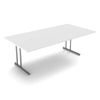Kerkmann - Bureau Profi wit 200cm zijaanzicht