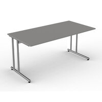 Kerkmann - Bureau Profi grijs 160cm zijaanzicht