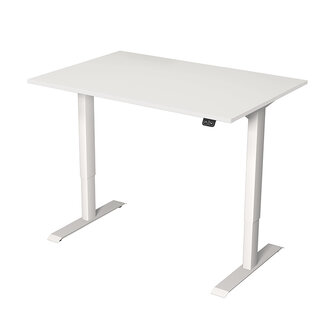 Meubelen-Online - Zit sta bureau Move-1 wit 120x80cm elektrisch verstelbaar