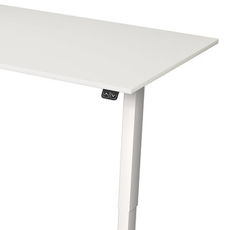 Meubelen-Online - Zit sta bureau Move-1 wit 160x80cm elektrisch verstelbaar