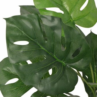 Kunst Monstera plant met pot 70 cm groen