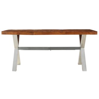 Eettafel Belle180x90x76 cm massief hout
