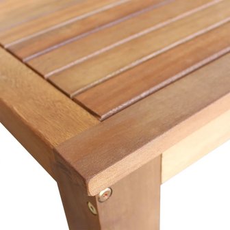 Bartafel Roger 60x60x105 cm massief hout