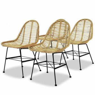 Eetkamerstoelen Jona blank set 4 stoelen