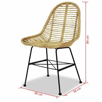 Eetkamerstoelen Jona blank set 4 stoelen