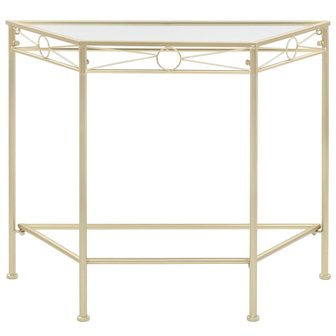 Wandtafel Piaff  87x34x73 cm metaal goud