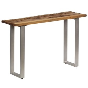 Sidetable Marco oud hout met metaal 120x35x76 cm