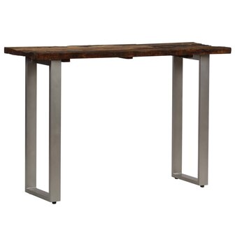 Sidetable Marco oud hout met metaal 120x35x76 cm