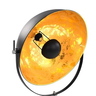 Meubelen-Online - Vloerlamp staand E27 51 cm zwart en goud