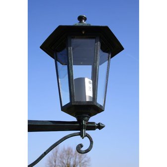 Meubelen-Online - Tuinlamp lantaarn Preston 2-arms 215 cm donkergroen