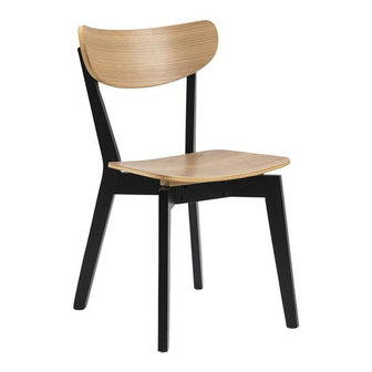 Meubelen-Online - Eetkamerstoel Manny set 2 stoelen hout 