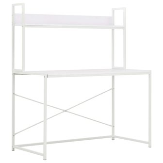 Meubelen-Online - Computerbureau Jolly met opstand 120x60x138cm wit
