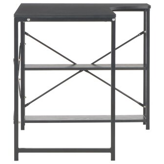Meubelen-Online - Computerbureau Jolly met hoek 120x72x70 cm zwart
