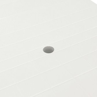 Meubelen-Online - Tuintafel Arno 210x96x72 cm kunststof wit