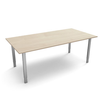 Kerkmann - Vergadertafel Alpha blank 200x100cm verstelbaar