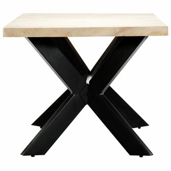 Meubelen-Online - Eettafel Francis 180x90x75 cm massief mangohout wit