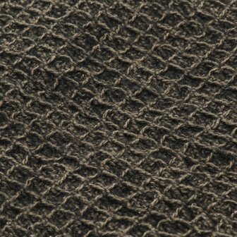 Meubelen-Online - Plaid 125x150 cm katoen antraciet en bruin