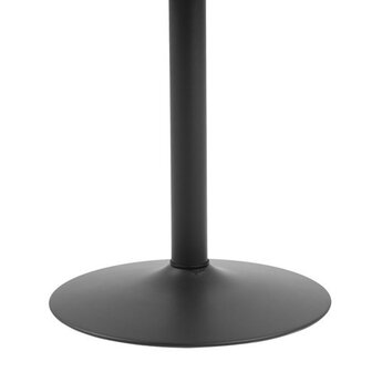 Meubelen-Online - Eettafel Norma rond 80cm zwart