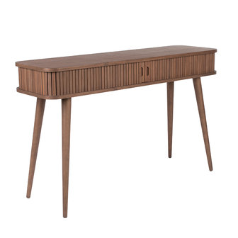 Meubelen-Online - Wandtafel Barbier sidetable hout walnoten - Zuiver