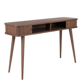 Meubelen-Online - Wandtafel Barbier sidetable hout walnoten - Zuiver