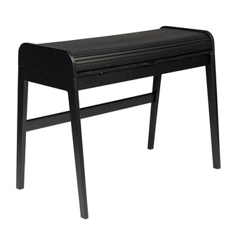 Meubelen-Online - Bureau Barbier hout zwart - Zuiver