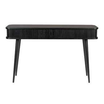 Meubelen-Online - Wandtafel Barbier sidetable hout zwart - Zuiver