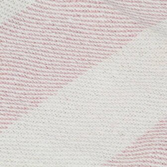 Plaid streep 125x150 cm katoen oudroze