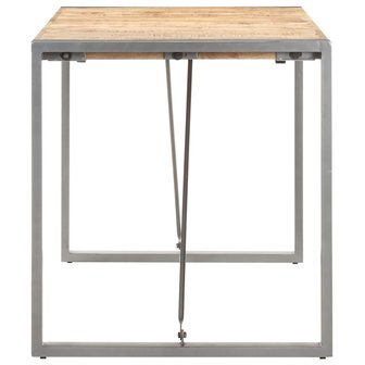Eettafel Cooking 160x80x75 cm massief ruw mangohout