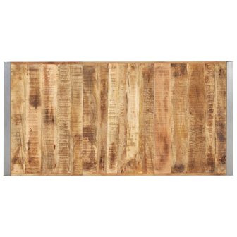 Eettafel Cooking 160x80x75 cm massief ruw mangohout