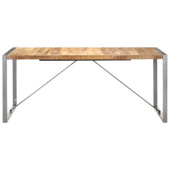 Eettafel Cooking 180x90x75 cm massief ruw mangohout