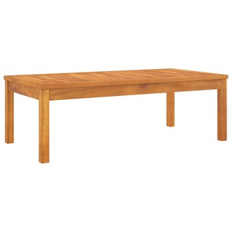 Loungeset Whoopy - 5 delig - met creme kussens - hout bruin