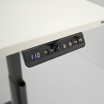 Kerkmann - Bureau Move-3 elegant wit 180x80cm elektrisch verstelbaar