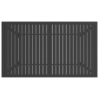Tuintafel Kees 140x80x72 cm staal antraciet