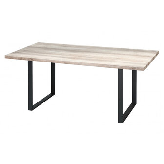 Eettafel Wilfred oud eiken 180x90cm