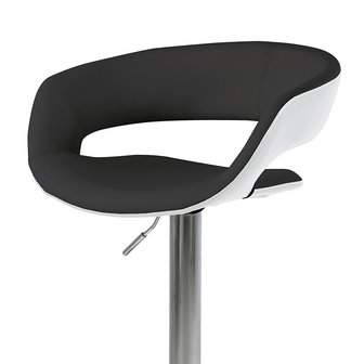 Barkruk Happy set 2 st zwart design kruk
