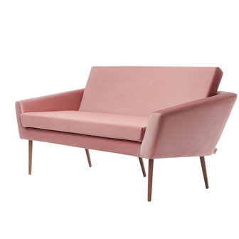 Sternzeit- bank Supernova - 2-zits 138cm - velvet roze