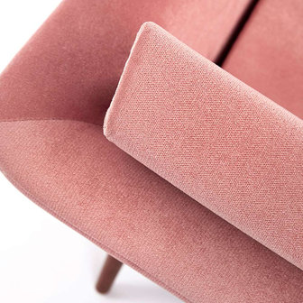 Sternzeit- bank Supernova - 2-zits 138cm - velvet roze