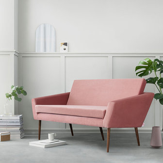 Sternzeit- bank Supernova - 2-zits 138cm - velvet roze