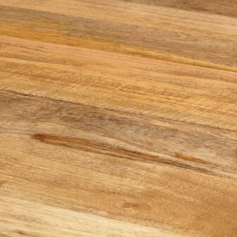 Eettafel Rondo &Oslash;110x78 cm massief mangohout en staal