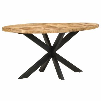 Eettafel Culi 160x90x75 cm ruw mangohout