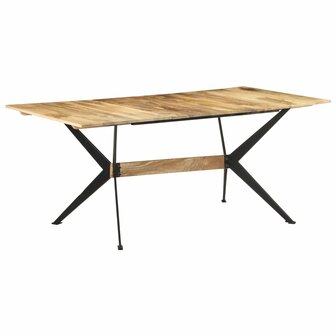 Eettafel ONNO 180x90x76 cm massief mangohout middel bruin