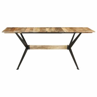 Eettafel ONNO 180x90x76 cm massief mangohout middel bruin